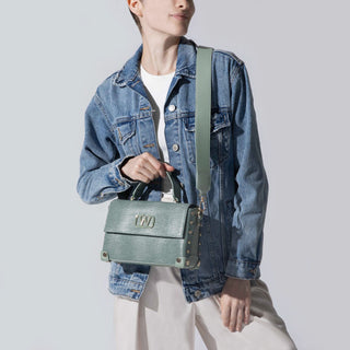 Bolsa Crossbody WESTIES Hbanetowe  Sintetico Color Verde