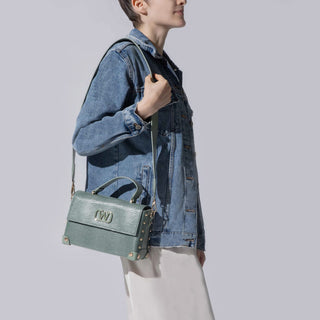 Bolsa Crossbody WESTIES Hbanetowe  Sintetico Color Verde