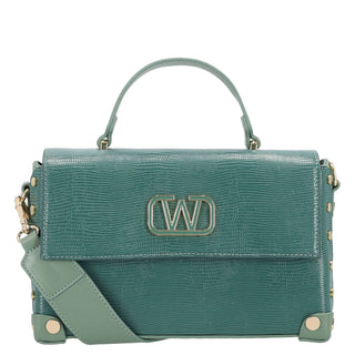 Bolsa Crossbody WESTIES Hbanetowe  Sintetico Color Verde