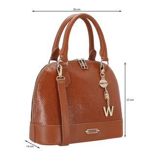 Bolsa de Mano WESTIES Hbgigi4we  Sintetico Color Cafe
