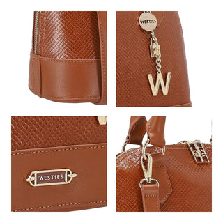 Bolsa de Mano WESTIES Hbgigi4we  Sintetico Color Cafe