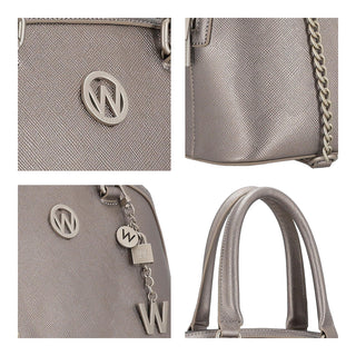 Bolsa de Mano WESTIES Hbmikaelwe  Sintetico Color Metalico