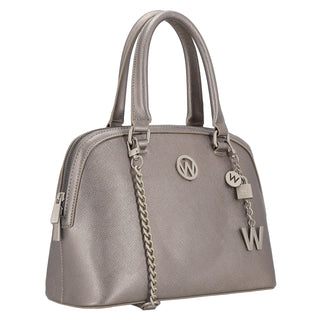 Bolsa de Mano WESTIES Hbmikaelwe  Sintetico Color Metalico