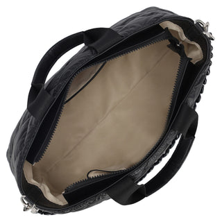 Bolsa de Mano WESTIES Hbrockrosewe  Sintetico Color Negro