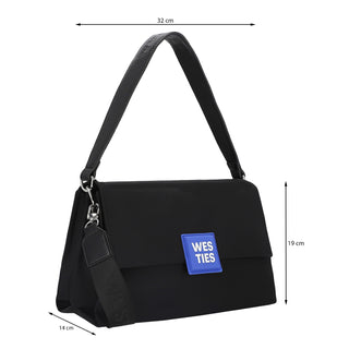 Bolsa de Mano WESTIES Hbsimonnewe  Textil Color Negro