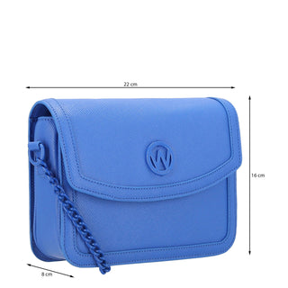 Bolsa Crossbody WESTIES Hbsredinnywe  Sintetico Color Azul