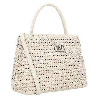 Bolsa de Mano WESTIES Hbalreschawe  Sintetico Color Blanco