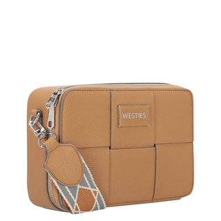 Bolsa Crossbody WESTIES Hbhotoriwe  Sintetico Color Cafe