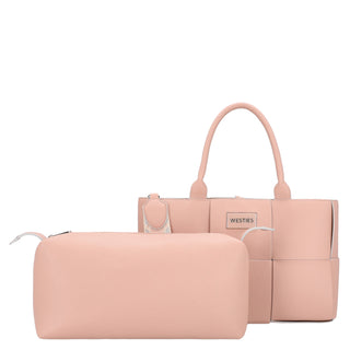 Bolsa Tote WESTIES Hbkyujiwe  Sintetico Color Rosa