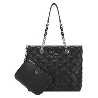 Bolsa Tote WESTIES Hbochokuwe  Sintetico Color Negro