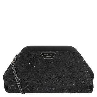 Bolsa Clutch WESTIES Hbpunot2we  Sintetico Color Negro