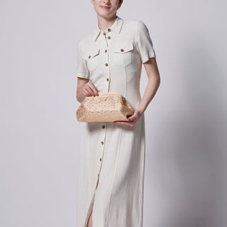 Bolsa Clutch WESTIES Hbpunot2we  Sintetico Color Metalico