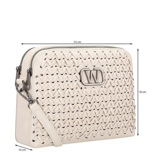 Bolsa Crossbody WESTIES Hbsextantiswe  Sintetico Color Blanco