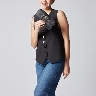 Cartera WESTIES Hbimanol11we  Sintetico mo Color Negro