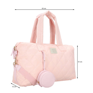Bolsa de Mano WESTIES Hbarohawe Mommy bag Textil Color Rosa