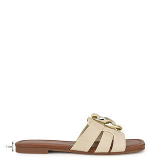 Sandalia NINE WEST Wnquana3  Sintetico Color Blanco