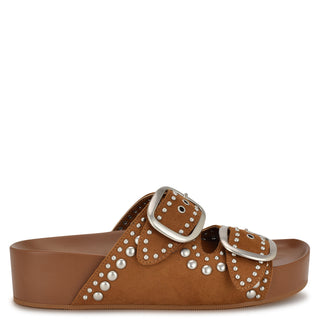 Sandalia NINE WEST Wnflinne2  Gamuza Color Cafe