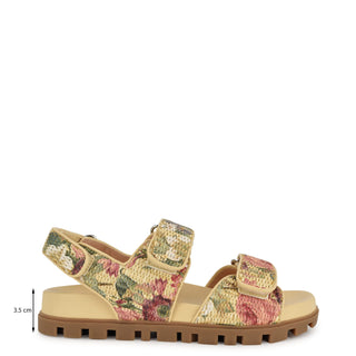 Sandalia NINE WEST Wntilleep2  Textil Color Multicolor
