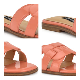 Sandalia NINE WEST Wnglorie3  Sintetico Color Naranja