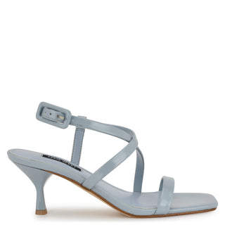 Sandalia NINE WEST Wnhanni3  Charol piel Color Azul