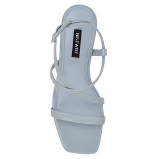 Sandalia NINE WEST Wnhanni3  Charol piel Color Azul