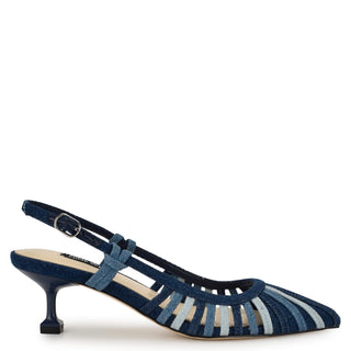 Zapatilla NINE WEST Wnwhitt7  Textil Color Azul