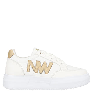 Tenis NINE WEST Wndeya  Sintetico Color Blanco
