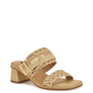 Zapato Destalonado con tacon NINE WEST Wnebels2  Textil Color Beige