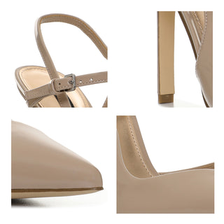 Zapatilla NINE WEST Wnfranka3  Charol piel Color Beige