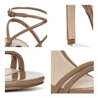 Sandalia NINE WEST Wnmalaya3  Charol piel Color Beige
