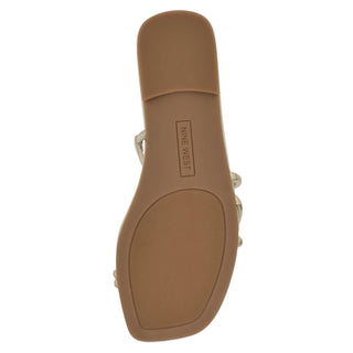Sandalia NINE WEST Wntigra3  Sintetico Color Metalico