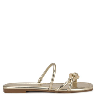 Sandalia NINE WEST Wntigra3  Sintetico Color Metalico