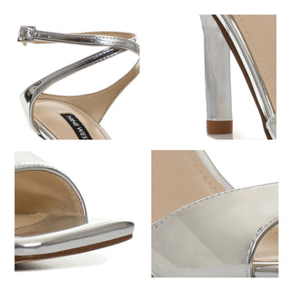 Sandalia NINE WEST Wndevans3  Sintetico Color Metalico