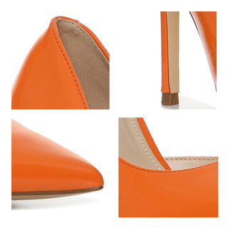 Zapatilla NINE WEST Wnfolowe3  Charol piel Color Naranja
