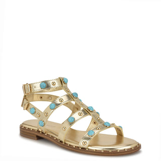 Sandalia NINE WEST Wnmindela3  Sintetico Color Metalico