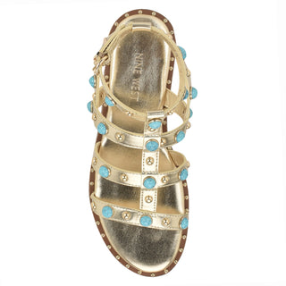 Sandalia NINE WEST Wnmindela3  Sintetico Color Metalico