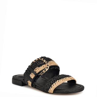 Sandalia NINE WEST Wnsameey2  Textil Color Negro