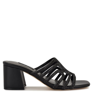 Zapato Destalonado con tacon NINE WEST Wngrassa5  Textil Color Negro