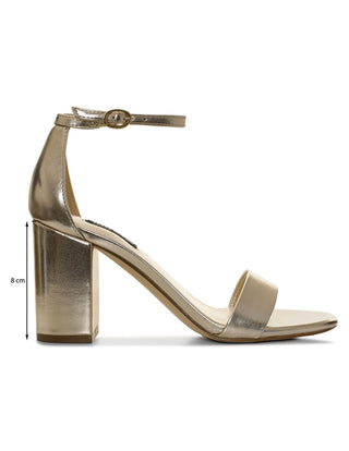Sandalia NINE WEST Wntoniann3  Sintetico Color Metalico