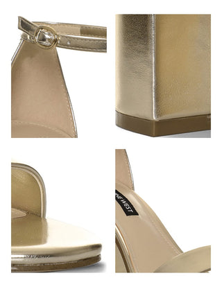 Sandalia NINE WEST Wntoniann3  Sintetico Color Metalico