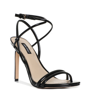 Sandalia NINE WEST Wnmalaya3  Charol piel Color Negro