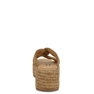 Sandalia con Plataforma NINE WEST Wncerry2  Textil Color Beige