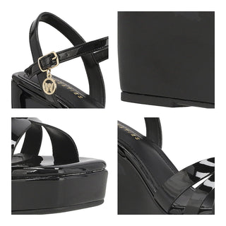 Zapatilla con Plataforma WESTIES Weviloria  Charol sintético Color Negro