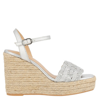Zapatilla con Plataforma WESTIES Wedemir  Textil Color Metalico