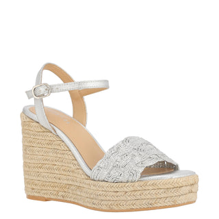 Zapatilla con Plataforma WESTIES Wedemir  Textil Color Metalico
