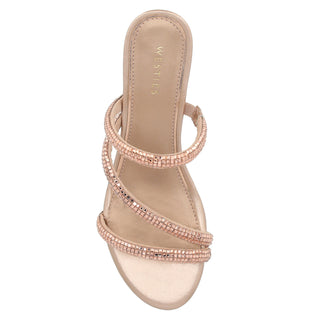 Zapato Destalonado WESTIES Weleite  Gamuza textil Color Metalico