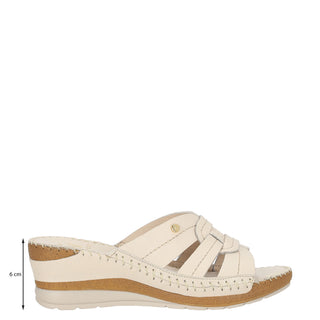 Zapato Destalonado W CONFORT Wtgandara  Piel Color Blanco