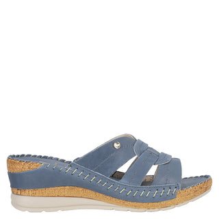 Zapato Destalonado W CONFORT Wtgandara  Piel Color Azul
