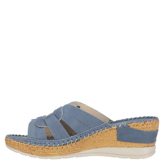 Zapato Destalonado W CONFORT Wtgandara  Piel Color Azul