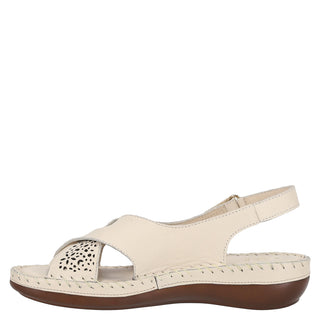 Sandalia W CONFORT Wtgamze  Piel Color Blanco